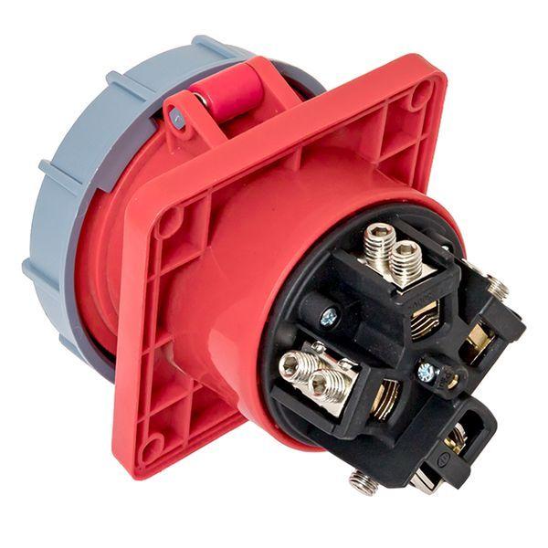  Розетка стационарная внутренняя угловая 4442 3Р+РЕ 125А 380В IP67 PROxima EKF ps-4442-125-380 фото в каталоге от BTSprom.by