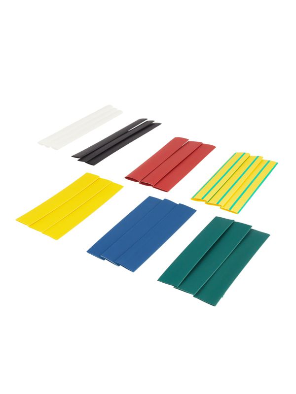  Набор трубок термоусадочных нг-LS 12/6 100мм 7 цветов по 3шт IEK UDR10-012-006-021-S фото в каталоге от BTSprom.by