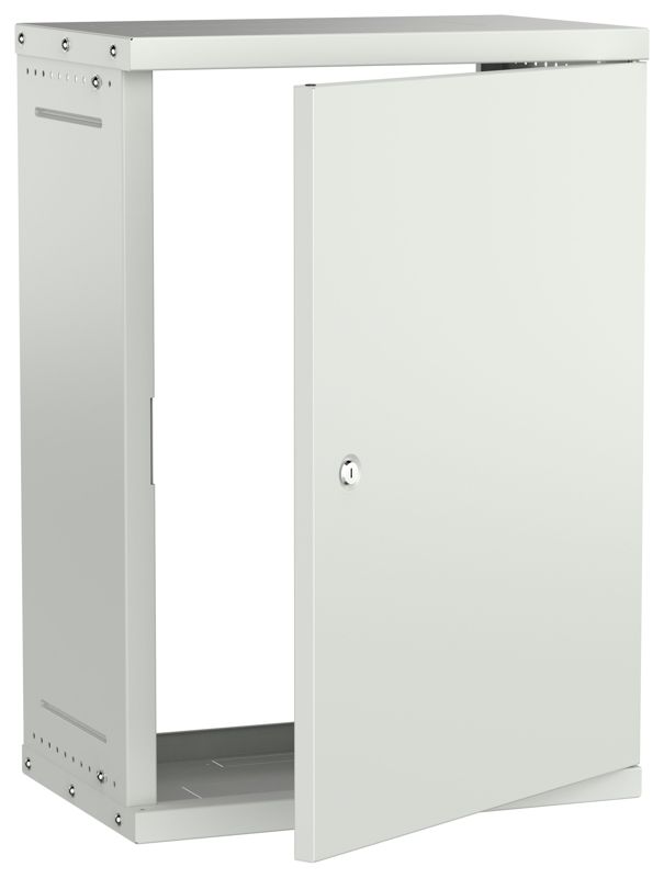 шкаф настенный 15u 550х350мм дверь метал. сер. generica lwe3-15u53-mf-g от BTSprom.by