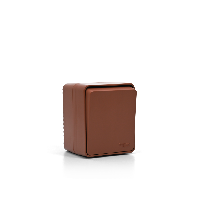  Выключатель кнопочный 1-кл. ОП AtlasDesign PROFI IP54 10AX терракот. SE ATN547015 фото в каталоге от BTSprom.by