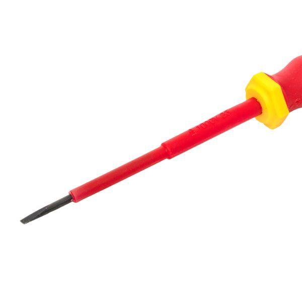  Отвертка SL2.5х80мм Master 1000В Basic EKF sl-2.5-80-mas-in фото в каталоге от BTSprom.by