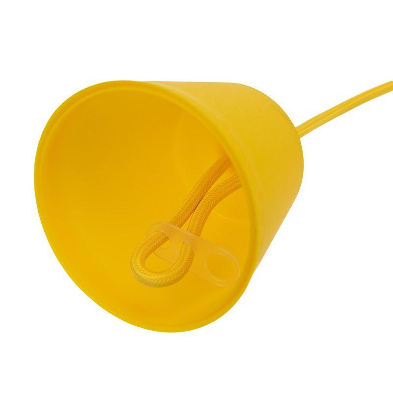  Патрон E27 силиконовый со шнуром 1м желт. Rexant 11-8889 фото в каталоге от BTSprom.by