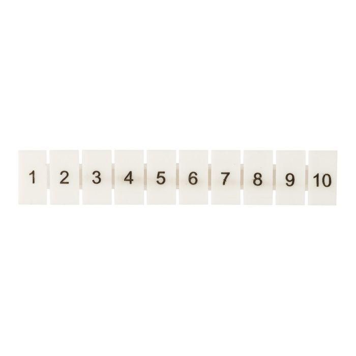маркеры для ut/st/push-in 2.5 с нумерацией 1-10 (уп.100шт) ekf zb-st-2.5-1-10 от BTSprom.by