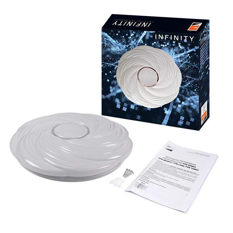  Светильник светодиодный PPB INFINITY 60Вт 4000К IP20 d480х75 настенно-потолочный бытовой JazzWay 5049536 фото в каталоге от BTSprom.by