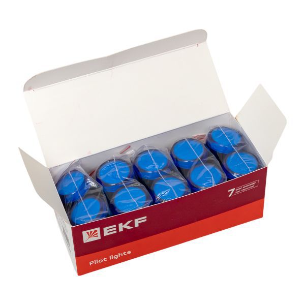  Матрица светодиодная AD16-22HS 220-400В AC/DC син. EKF ledm-ad16-b-230acdc фото в каталоге от BTSprom.by