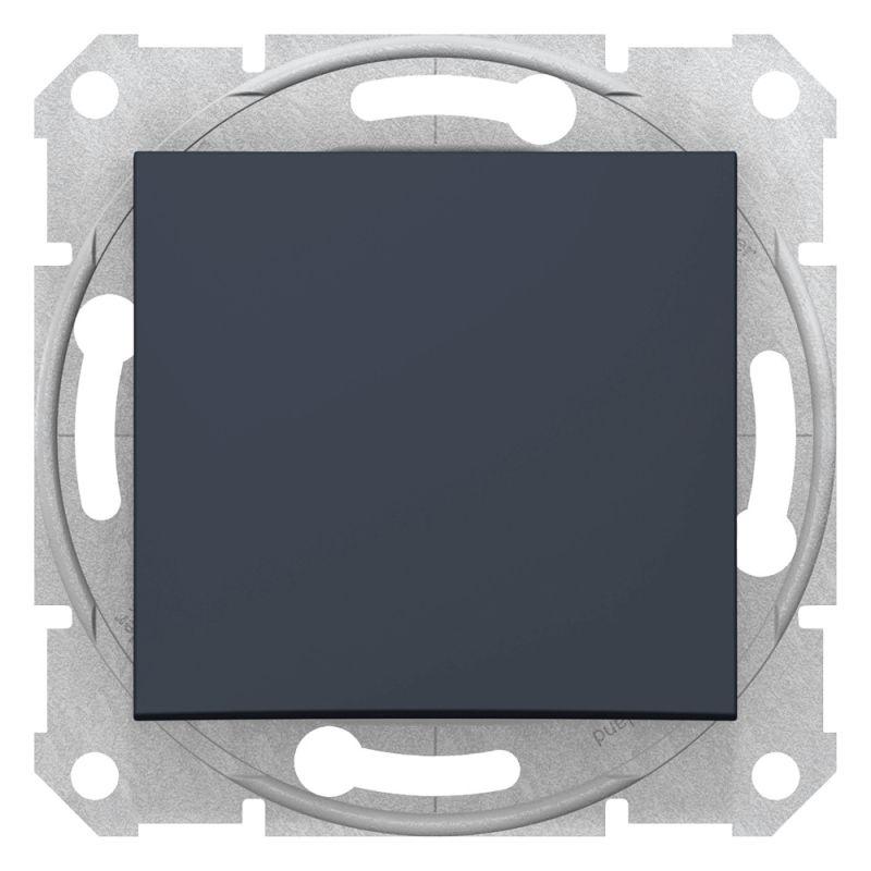 выключатель 1-кл. сп sedna 10а ip20 (сх. 1) 250в механизм графит sche sdn0100170 от BTSprom.by