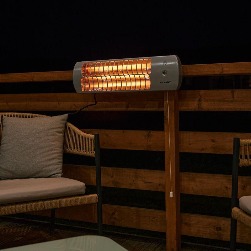  Обогреватель электрический инфракрасный панельный 1.5кВт с кварцевыми лампами в стальном корпусе с регулировкой мощности Rexant 60-0060 фото в каталоге от BTSprom.by