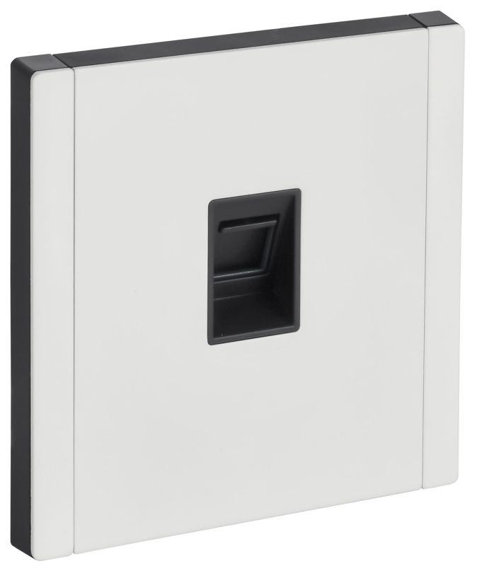 розетка компьютерная forte&piano fp231m rj45 кат.6 бел. iek fp-k10-2-m-k01 от BTSprom.by
