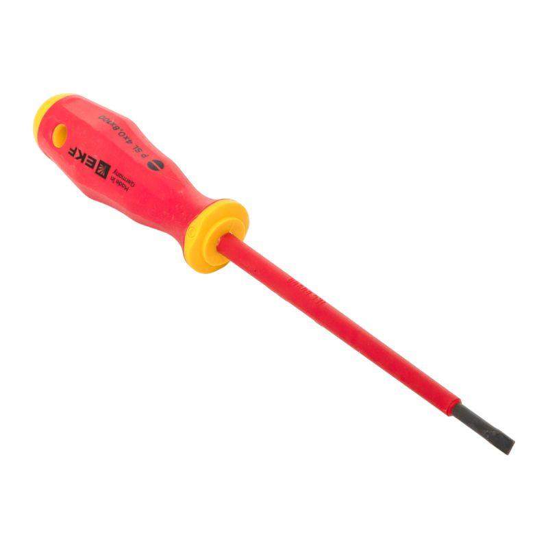  Отвертка Professional SL4х0.8мм VDE 1000В EKF sl-4-0.8-pro-in фото в каталоге от BTSprom.by