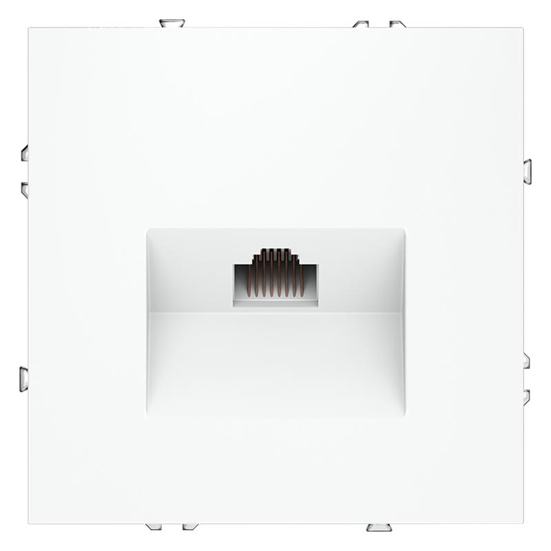 розетка компьютерная 1-м сп s70 rj45 кат.6 механизм бел. матов. voltum vls060102 от BTSprom.by
