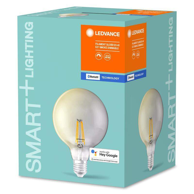 лампа светодиодная smart+ filament globe dimmable 48 6вт/2700к e27 ledvance 4058075486164 от BTSprom.by