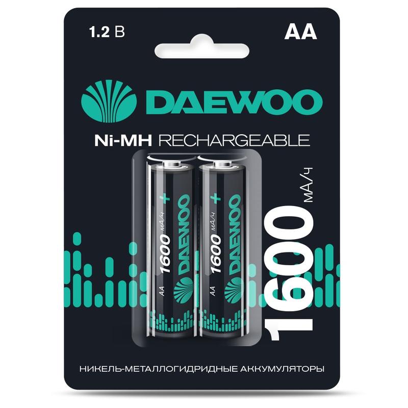 аккумулятор aa/hr6 1.2в 1600ма.ч ni-mh bl-2 (уп.2шт) daewoo 5043206 от BTSprom.by