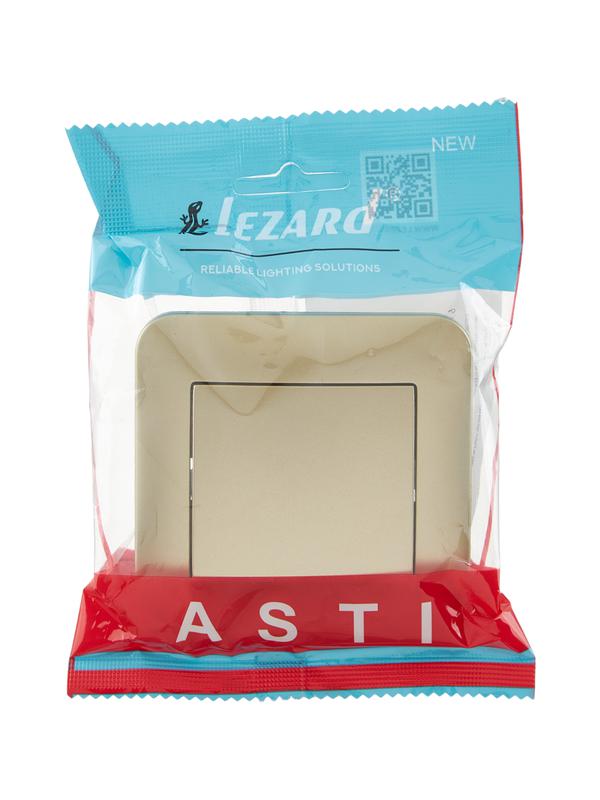  Выключатель 1-кл. 1п СП ASTI 10А IP20 в сборе золото. LEZARD 7081-3636-100 фото в каталоге от BTSprom.by