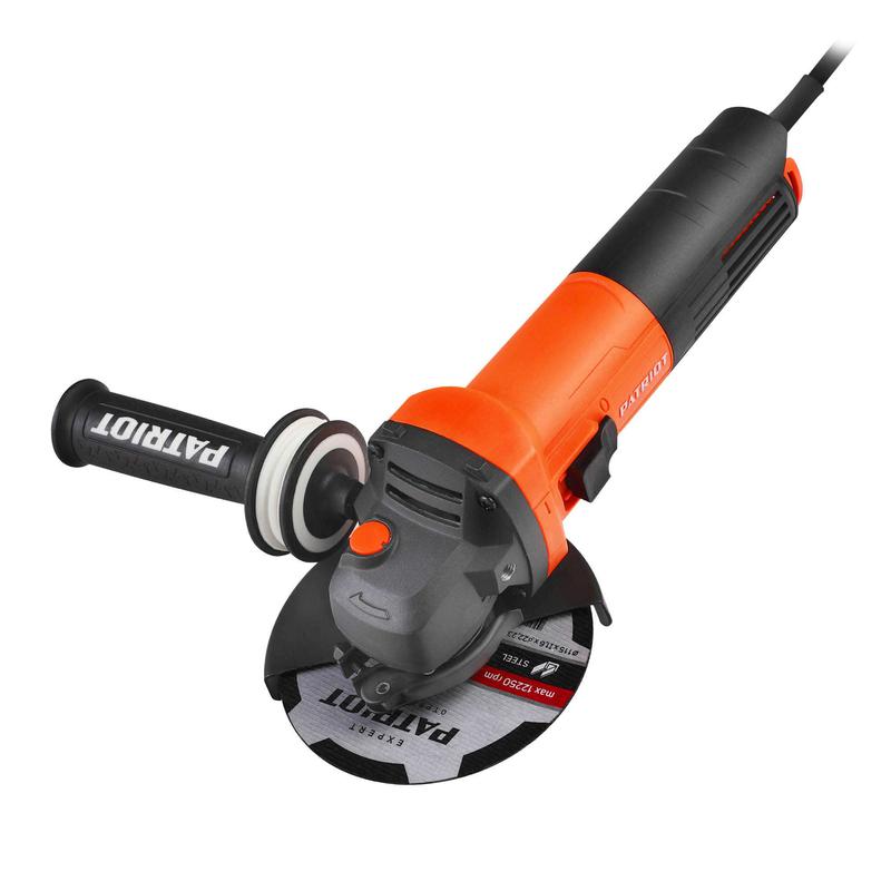 машина шлифовальная угловая ушм ag 115 850вт диск 115мм тонкий корпус пылезащ. patriot 110301115 от BTSprom.by