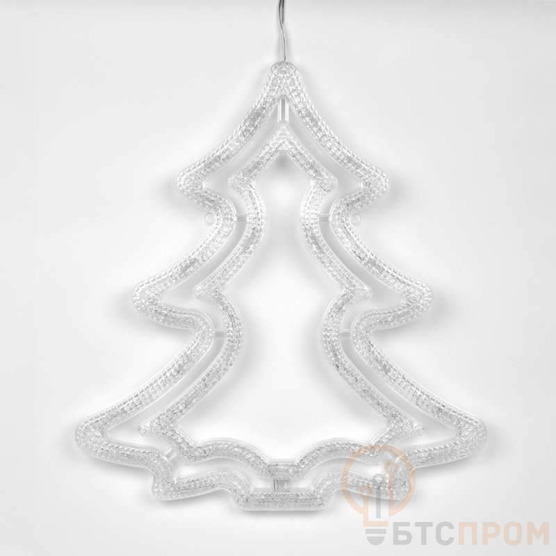  Гирлянда светодиодная "елочка" ULD-H3543-070/STA WHITE IP20 XMAS TREE 70led 35х43см бел. свет UNIEL UL-00001405 фото в каталоге от BTSprom.by