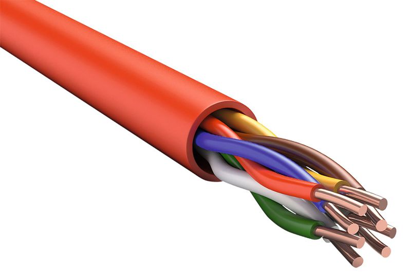 кабель кпсввнг(а)-lsltx 2х2х0.50 красн. (уп.200м) itk sas1-02-u-5904 от BTSprom.by