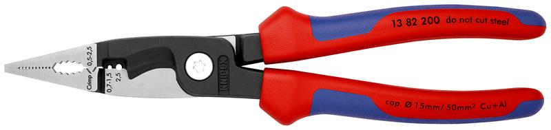 клещи электромонтажные 6-в-1 l-200мм knipex kn-1382200 от BTSprom.by