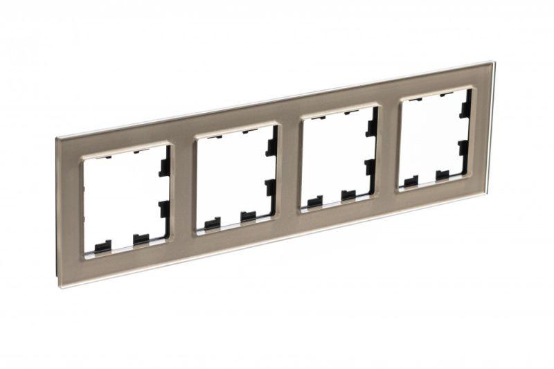 рамка 4-м atlasdesign nature стекло шампань se atn320504 от BTSprom.by