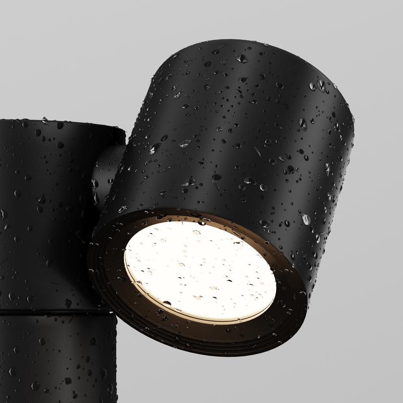  Светильник Wall Street 2х50Вт GU10 IP54 ландшафтный Maytoni O010FL-02B фото в каталоге от BTSprom.by