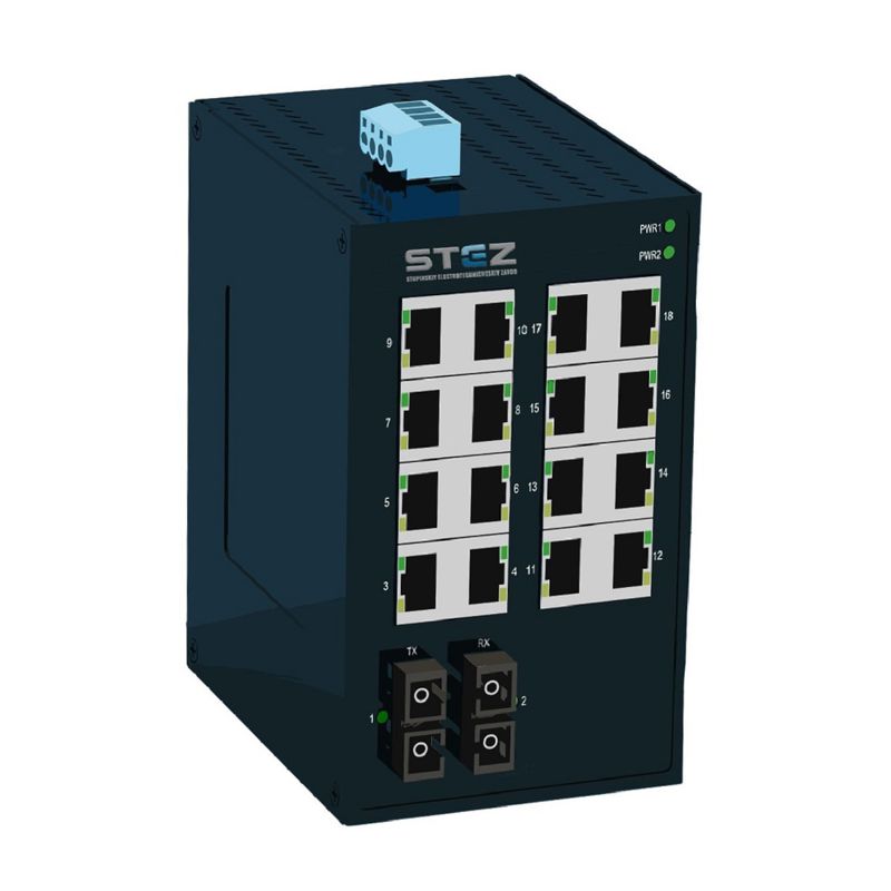 коммутатор промышленный stez1016-2sm стэз 70310012 от BTSprom.by