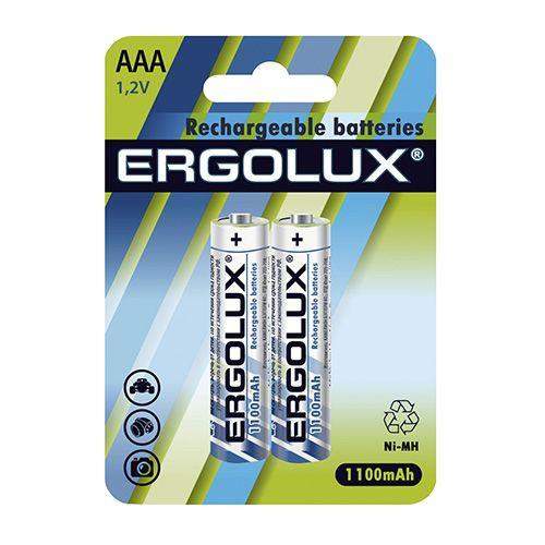 аккумулятор aaa/hr03 1.2в 1100ма.ч ni-mh nhaaa1100bl2 bl-2 металлик (блист.2шт) ergolux 12446 от BTSprom.by