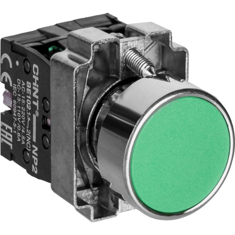 кнопка управления np2-ba35 без подсветки зел. 1нз +1но ip40 (r) chint 573964 от BTSprom.by