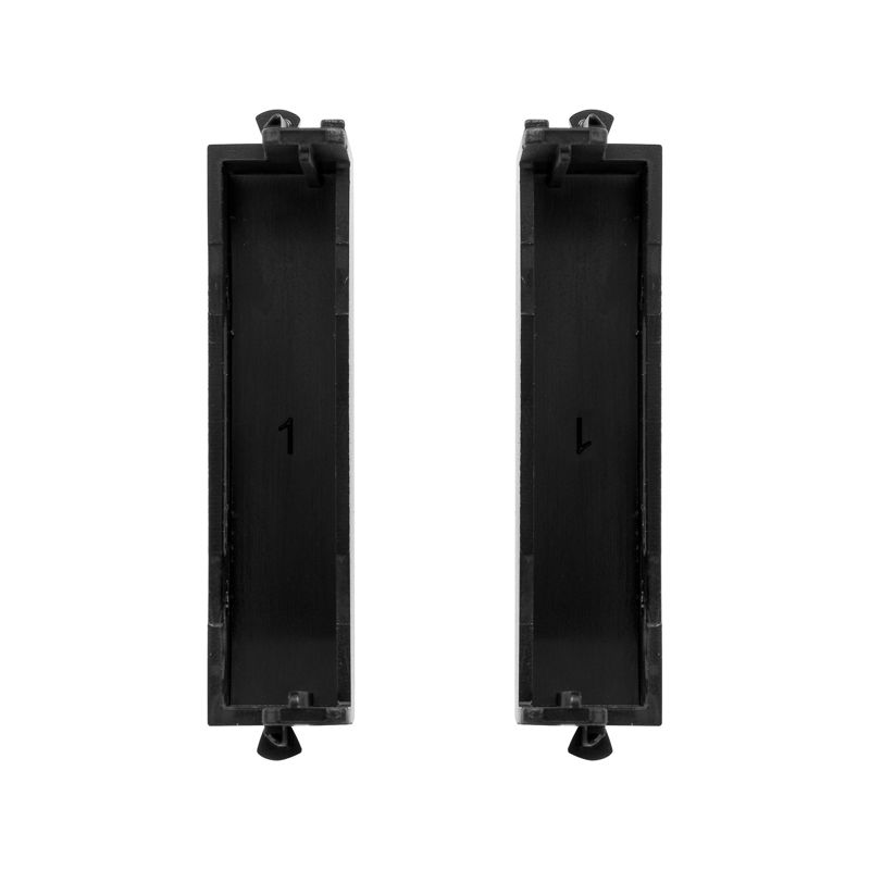  Комплект модульных заглушек 0.5мод. Avanti "Черный матовый" (уп.2шт) DKC 4412995 фото в каталоге от BTSprom.by