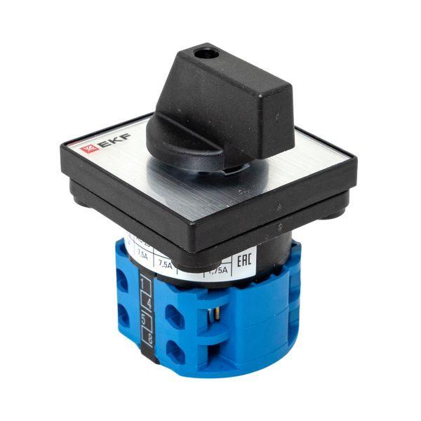  Переключатель кулачковый ПК-1-101 1п 10А "0-1-2-3" EKF pk-1-101-10 фото в каталоге от BTSprom.by