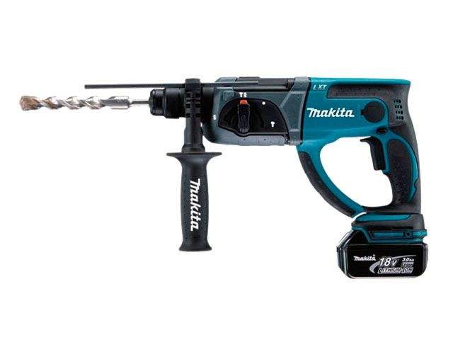 аккум. перфоратор makita lxt dhr 202 rfe в чем. (18.0 в, 2 акк., 3.0 а/ч li-ion, 1.9 дж, вес 3.5 кг,) от BTSprom.by