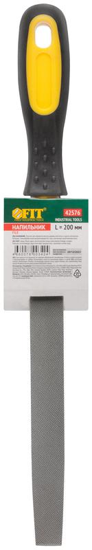  Напильник прорезиненная ручка плоский 200мм FIT 42576 фото в каталоге от BTSprom.by