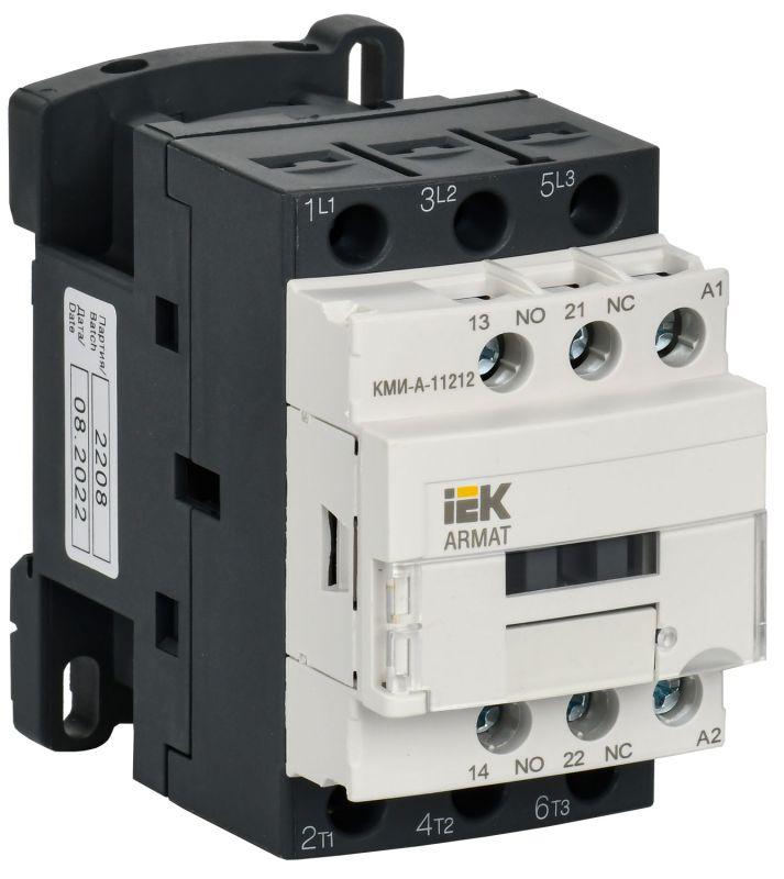контактор кми-а-11212 lc1d 12а кат. 230в ac 1но+1нз ac-3 iek ar-acc-11-012-230-11 от BTSprom.by