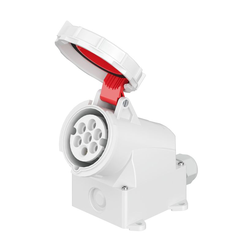 розетка настенная ws 16а 7п 6p+e 400в ip67 dkc ws676-016-40 от BTSprom.by