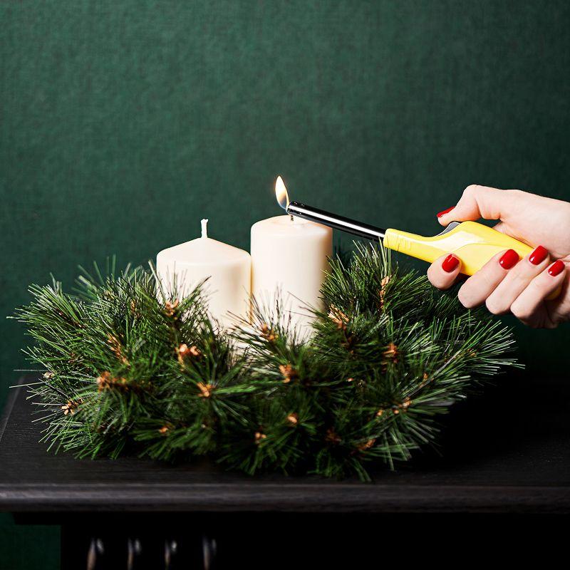  Пьезозажигалка газовая СК-306 бытовая с классическим пламенем многоразовая желт. СОКОЛ 61-0970 фото в каталоге от BTSprom.by