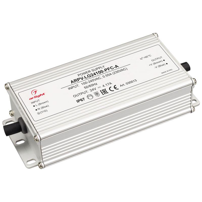 блок питания arpv-lg24100-pfc-a 24в 4.17а 100вт ip67 метал. 5 лет arlight 030013 от BTSprom.by