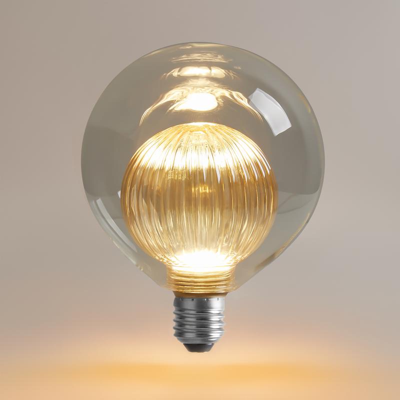 Лампа светодиодная филаментная Loft 271 G125G8027 4Вт 3000К E27 Voltega 8572 фото в каталоге от BTSprom.by