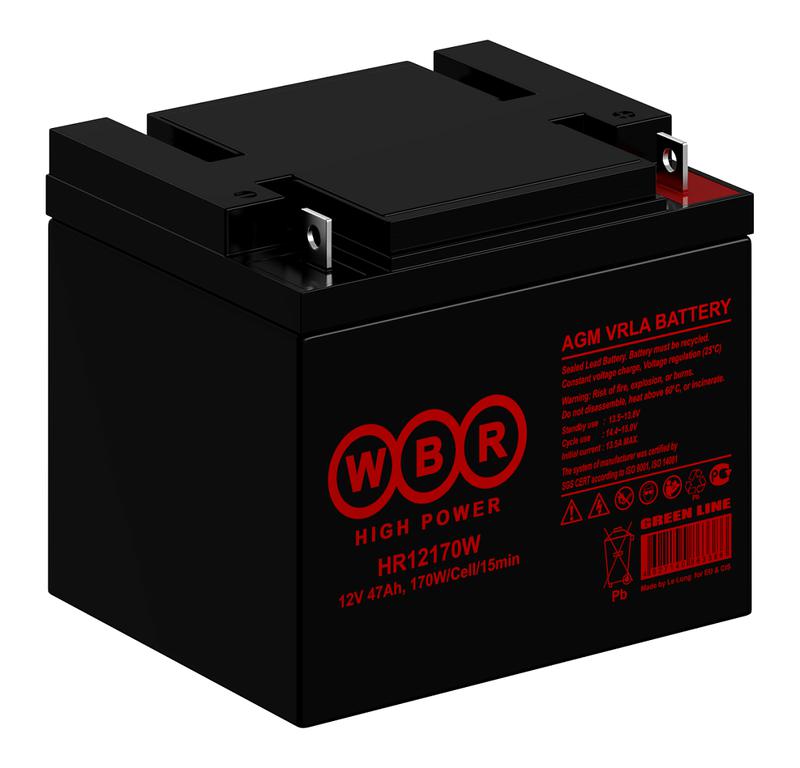  Аккумулятор 12В 45А.ч WBR HR12170W WBR фото в каталоге от BTSprom.by
