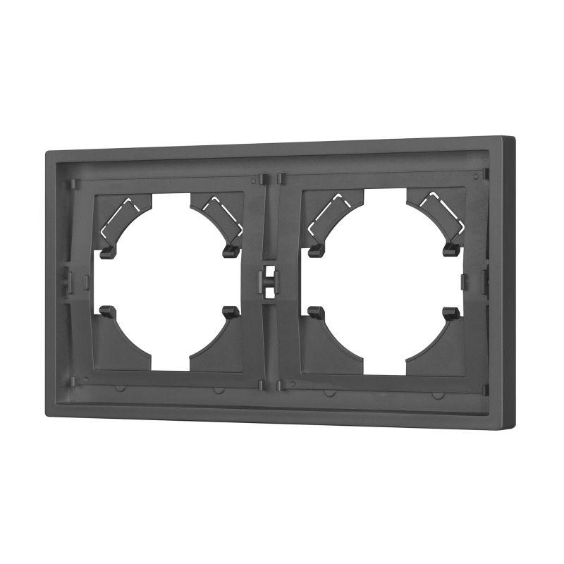 рамка 2-м frm-tendo-sfpl-2-gr пластик. сер. arlight 054648 от BTSprom.by