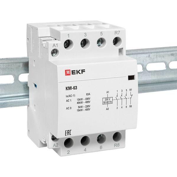 Контактор модульный КМ 63А 3NО+NC (3 мод.) EKF km-3-63-31 фото в каталоге от BTSprom.by  Контактор модульный КМ 63А 3NО+NC (3 мод.) EKF km-3-63-31 фото в каталоге от BTSprom.by