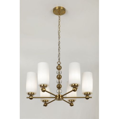  Люстра Antonella 3181-306 40Вт 6хE27 модерн Rivoli Б0068107 фото в каталоге от BTSprom.by