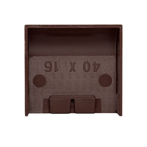  Заглушка 40х16 под темн. дерево Plast PROxima (уп.4шт) EKF ecd-40-16x4 фото в каталоге от BTSprom.by