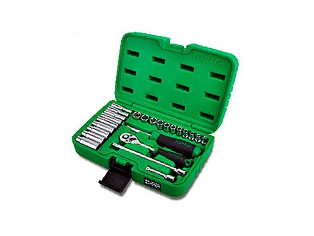 набор головок 1/4" 4-13мм 24предм. 6гр. toptul gcai2403 от BTSprom.by