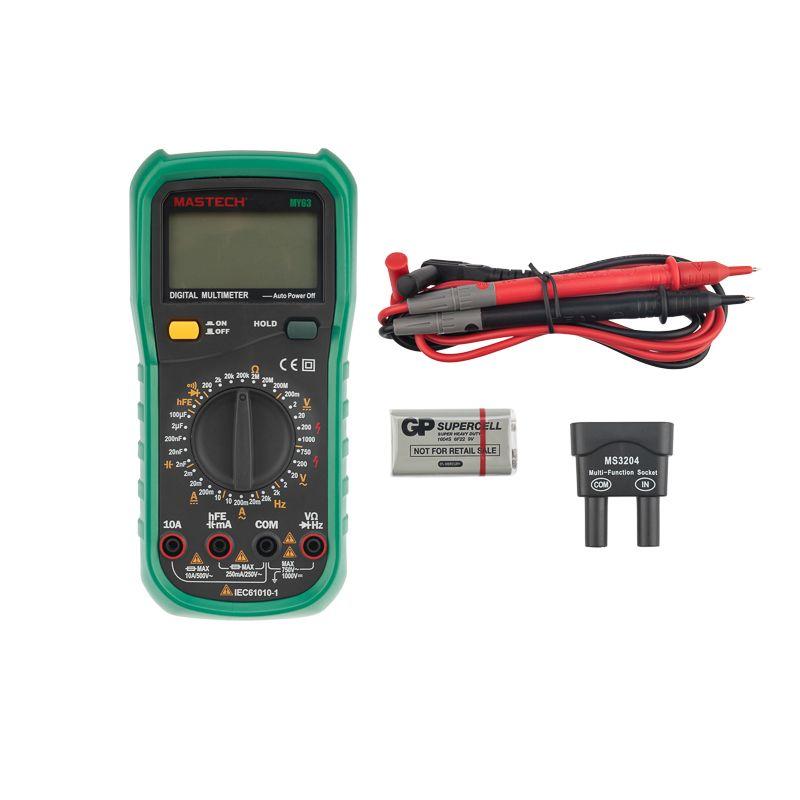  Мультиметр универсальный MY63N Mastech 13-2051 фото в каталоге от BTSprom.by