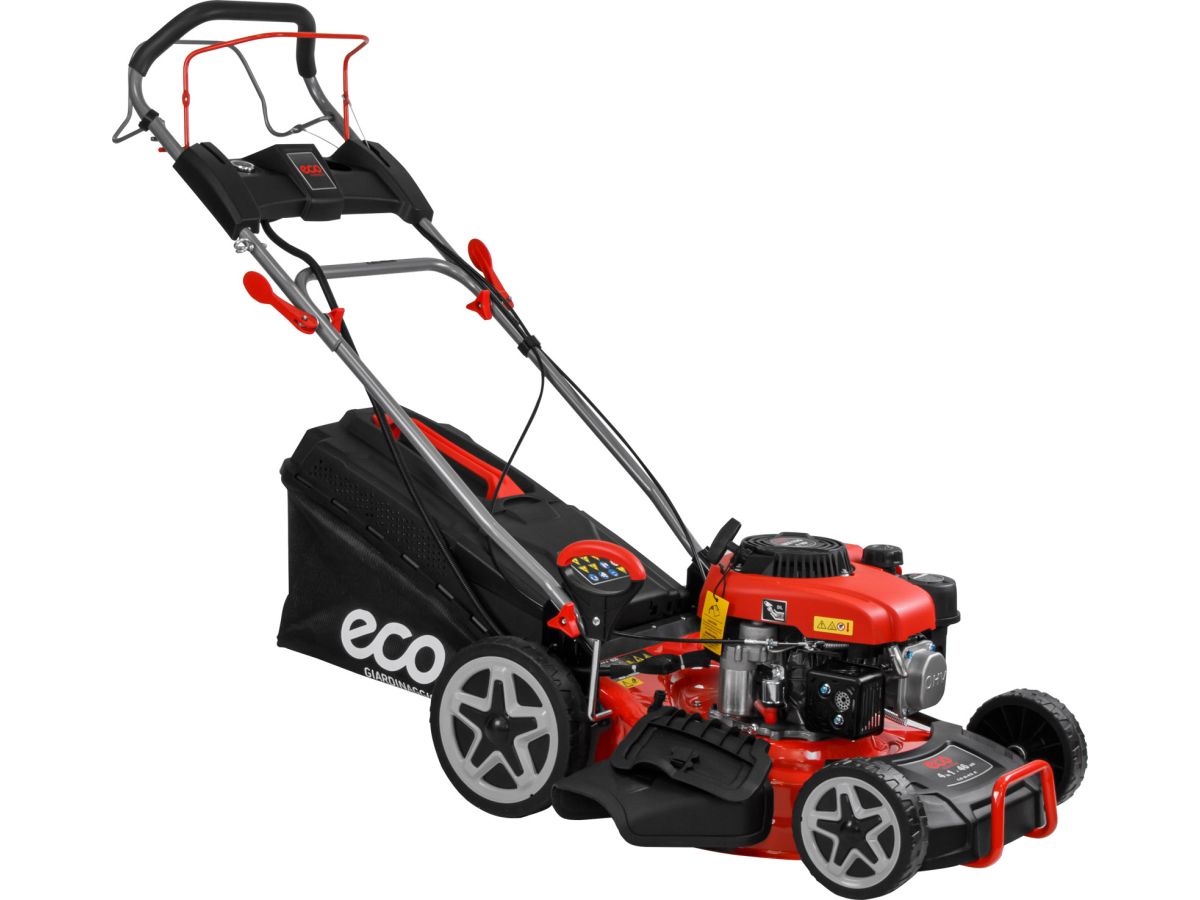 газонокосилка бензиновая eco lg-645 e самоходная (4 л.с., шир. 46 см, самоходная, электростарт, мульчир., стальн. корпус, травосборник 60 л) ec2014-6 от BTSprom.by