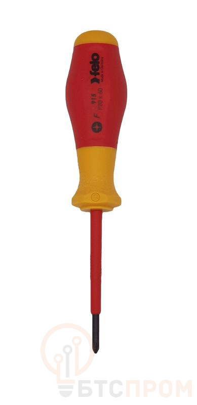 Отвертка диэлектрическая крестовая PZ0х60 Felo 91500190 фото в каталоге от BTSprom.by  Отвертка диэлектрическая крестовая PZ0х60 Felo 91500190 фото в каталоге от BTSprom.by