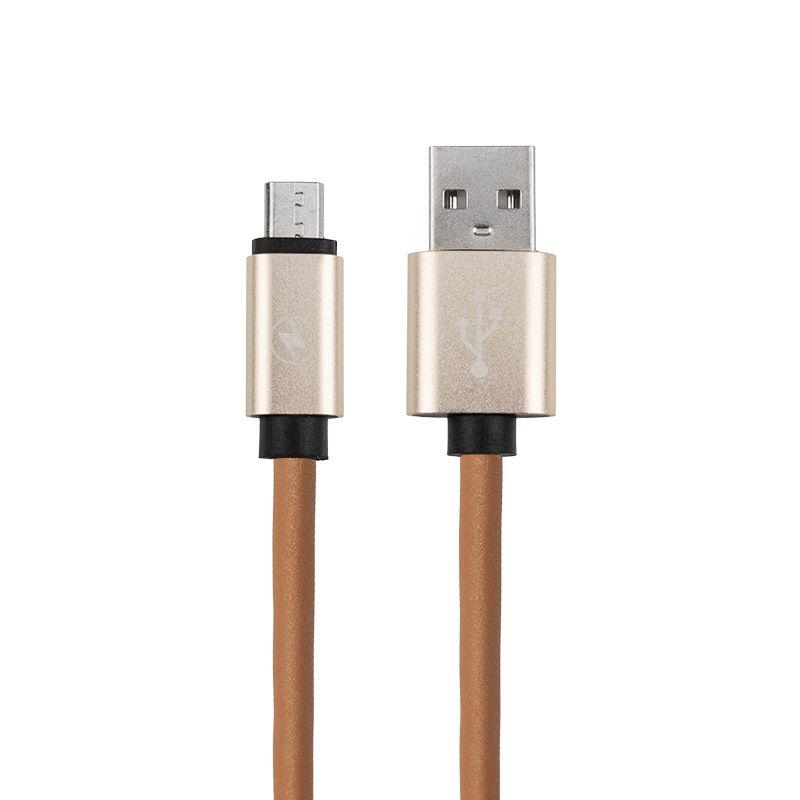  Кабель USB micro USB эко-кожа 1м корич. Rexant 18-4231 фото в каталоге от BTSprom.by