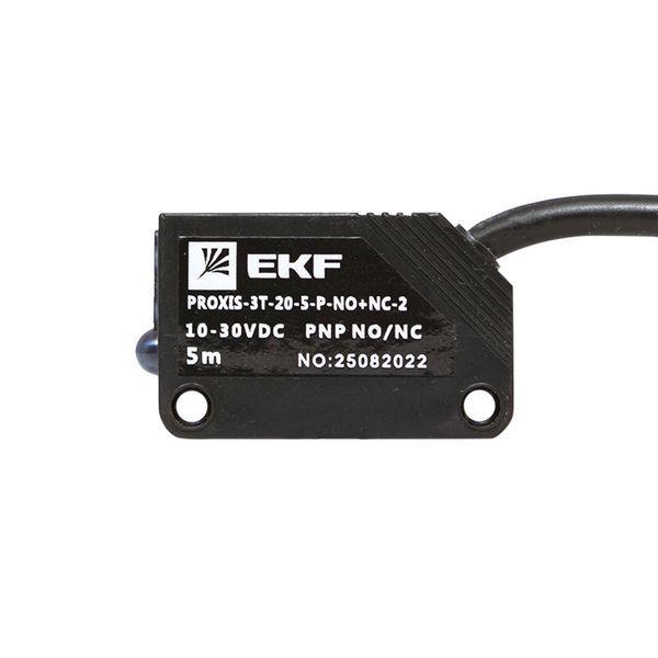  Датчик оптический бесконтактный EKF PROXIS-3T-20-5-P-NO+NC-2 фото в каталоге от BTSprom.by