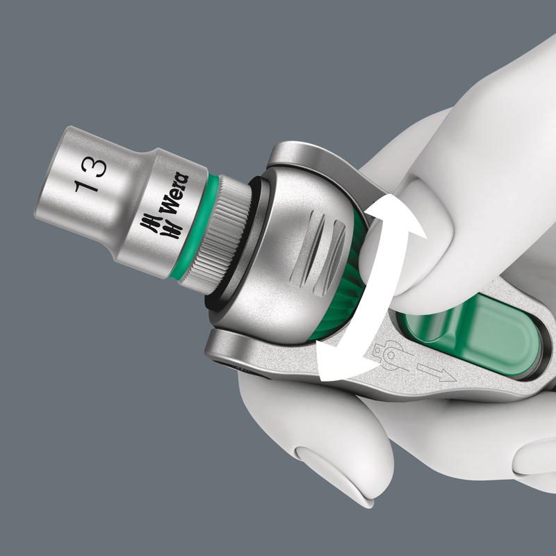  Набор 3/8дюйм головок и 1/4дюйм бит с трещоткой 8100 SB 6 Zyklop Speed 29 предметов Wera WE-004046 фото в каталоге от BTSprom.by