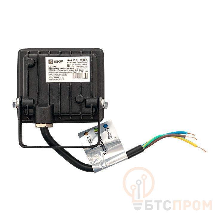  Прожектор светодиодный СДО-3001 10Вт 6500К IP65 Basic EKF FLL-3001-10-6500 фото в каталоге от BTSprom.by