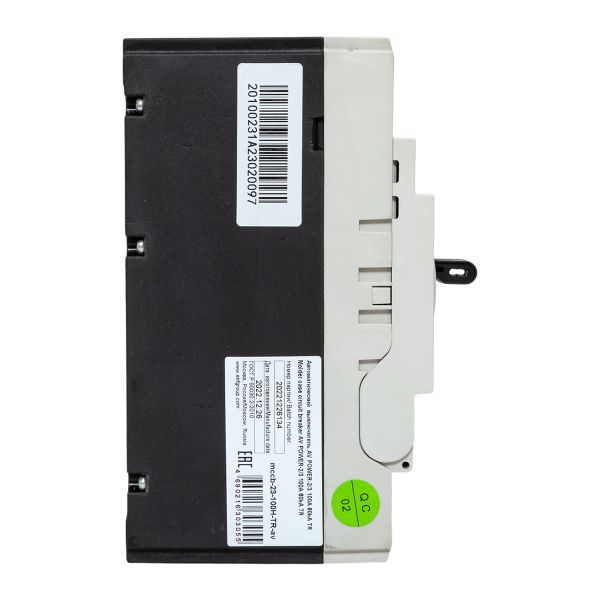  Выключатель автоматический 100А 80кА AV POWER-2/3 TR AVERES EKF mccb-23-100H-TR-av фото в каталоге от BTSprom.by