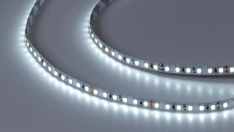 лента светодиодная стандарт 2835 120led/м 9.6вт/м холод. бел. 24в ip20 со скотчем 3м (уп.5м) swg standard 00-00010108 от BTSprom.by